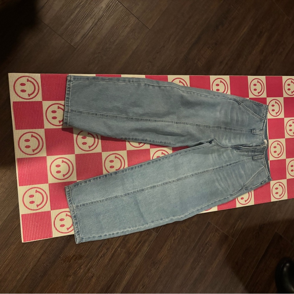 Light Blue Denim Jeans barrel jeans , never worn